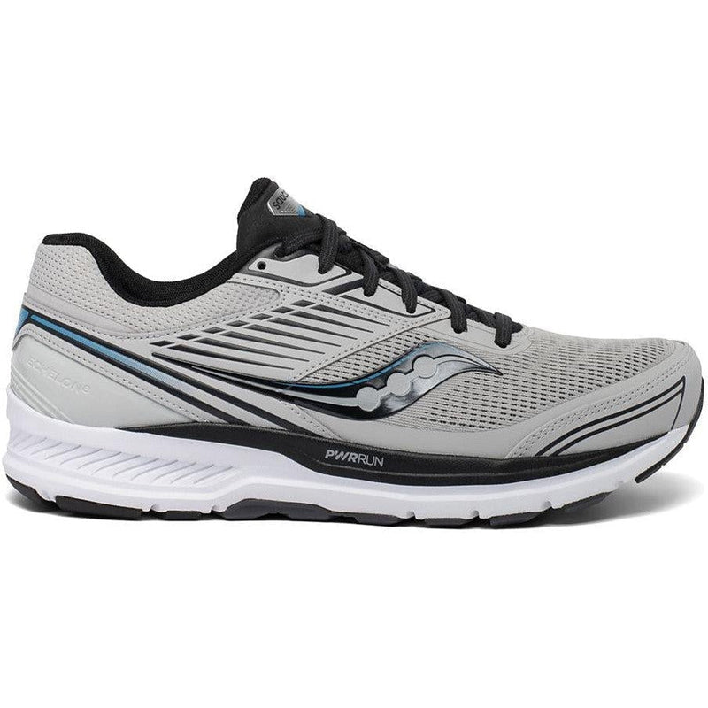 Men's Saucony Echelon 8, Alloy/Black, 13 2E Wide