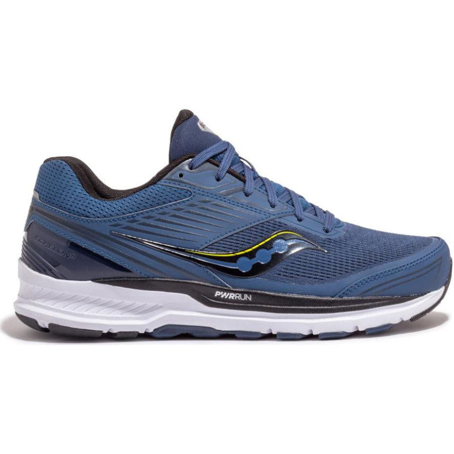 Men's Saucony Echelon 8, Storm/Black, 13 2E Wide