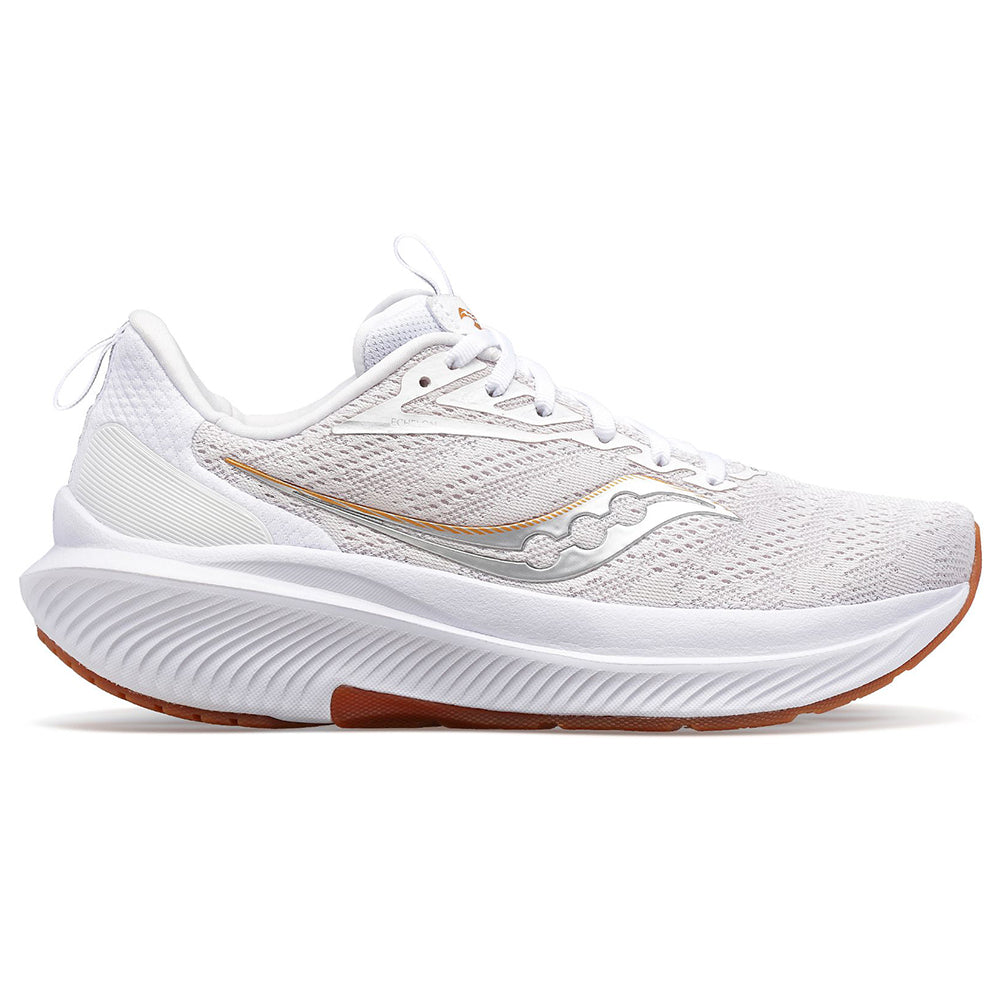 Men's Saucony Echelon 9, White/Gum, 11.5 D Medium