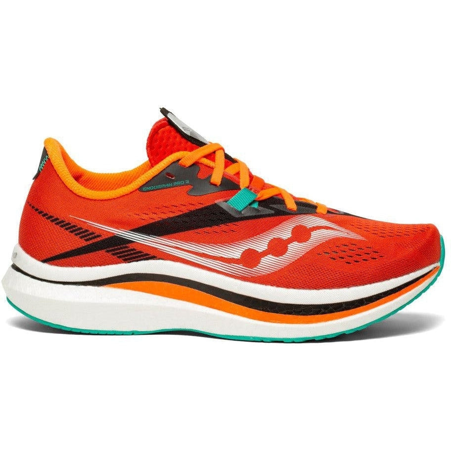 Men's Saucony Endorphin Pro 2, Scarlet/Black, 11 D Medium