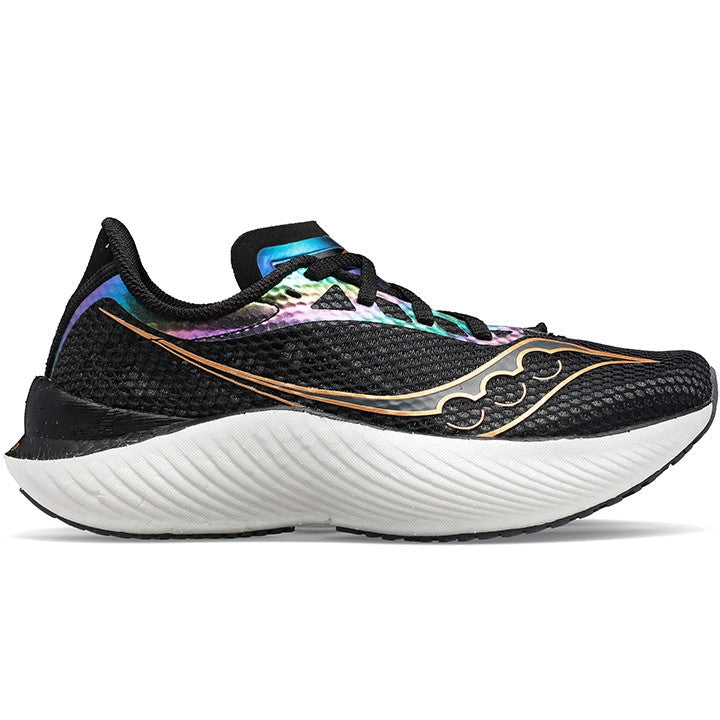 Men's Saucony Endorphin Pro 3, Black/Goldstruck, 13 D Medium