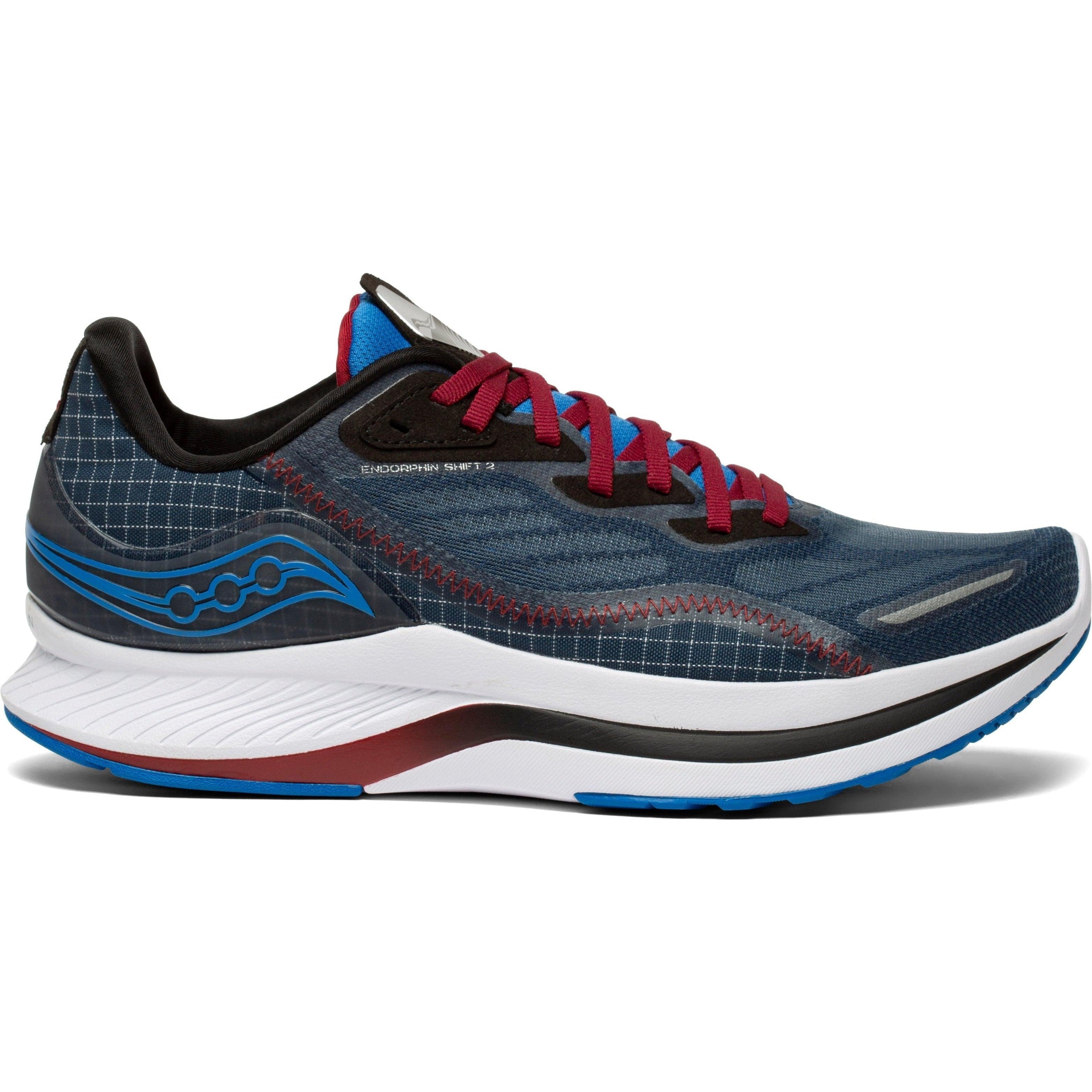 Men's Saucony Endorphin Shift 2, Space/Mulberry, 9.5 D Medium