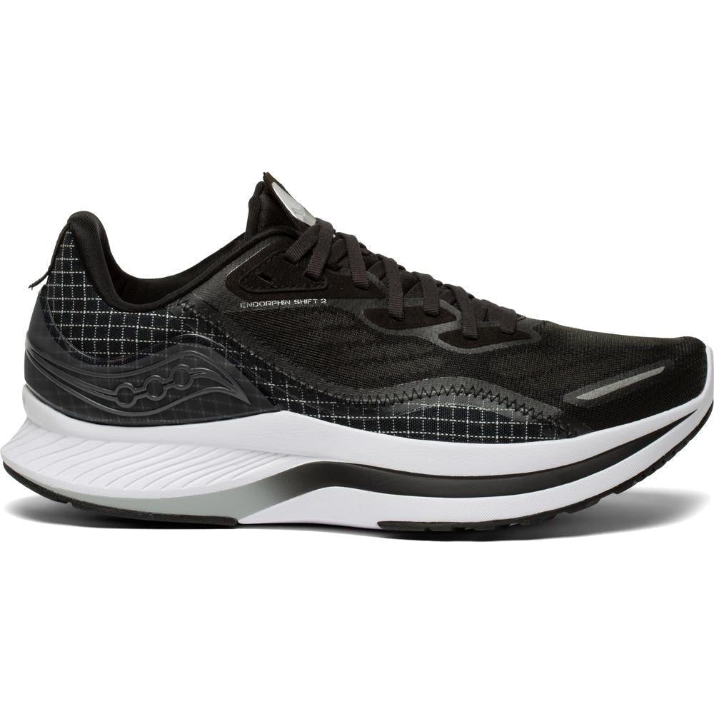 Men's Saucony Endorphin Shift 2, Black/White, 10.5 D Medium