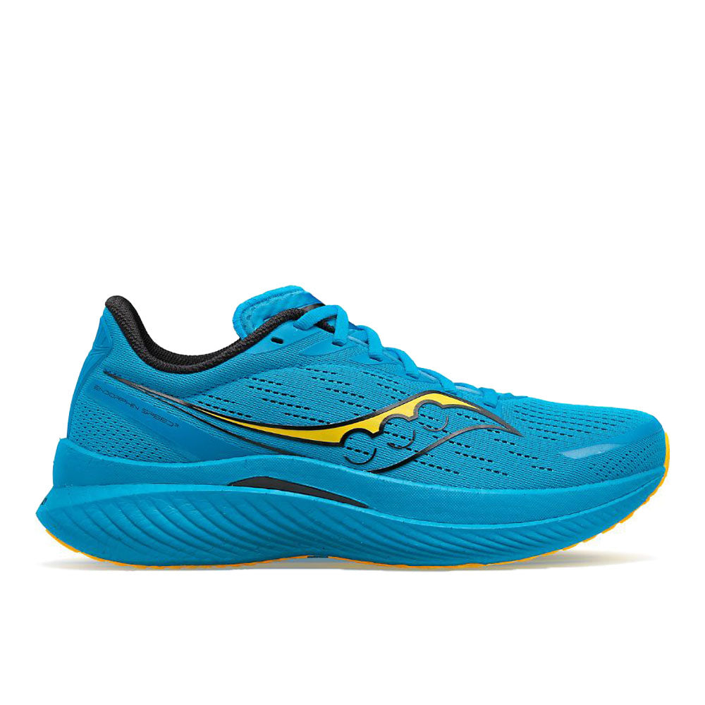 Men's Saucony Endorphin Speed 3, Ocean/Vizigold, 11 D Medium