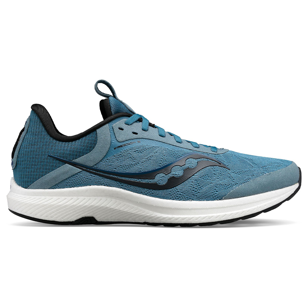 Men's Saucony Freedom 5, Mist/Black, 11.5 D Medium