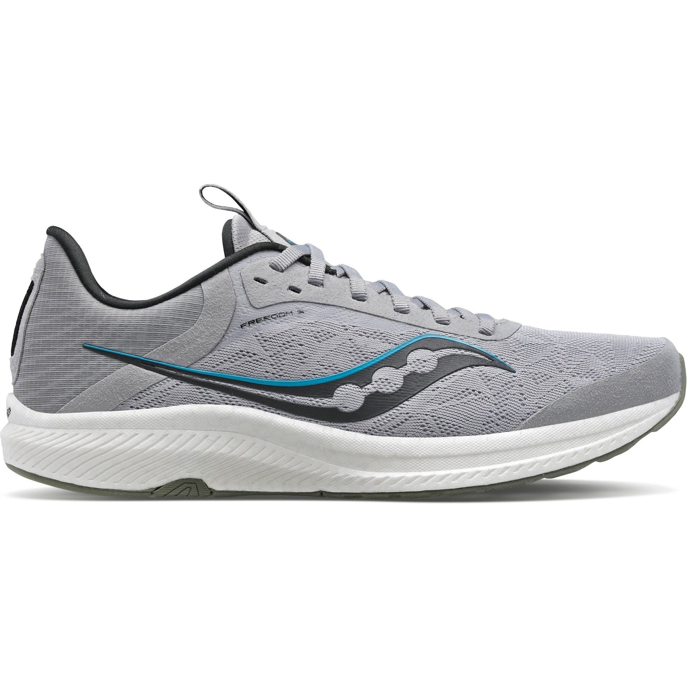 Men's Saucony Freedom 5, ALLOY/TOPAZ, 11 D Medium