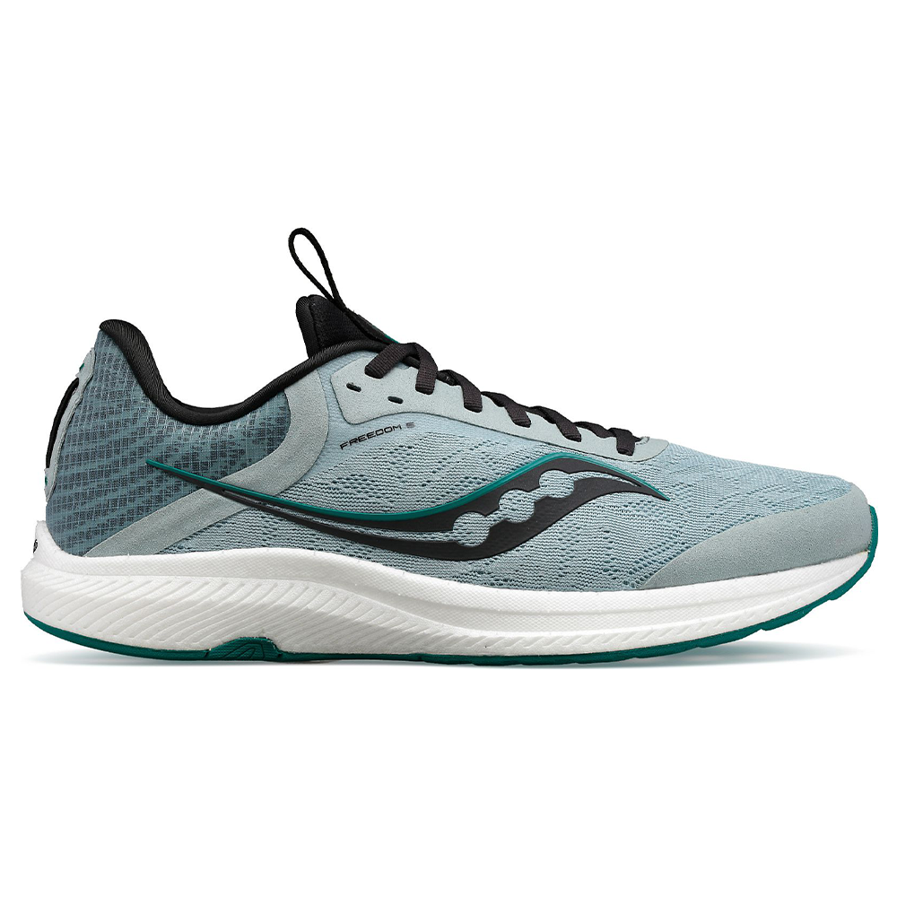 Men's Saucony Freedom 5, Slate/Black, 9 D Medium