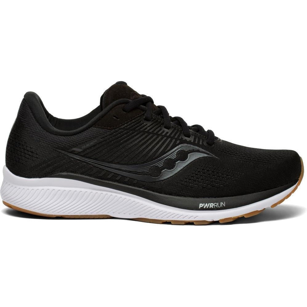Men's Saucony Guide 14, Black/Gum, 12 D Medium