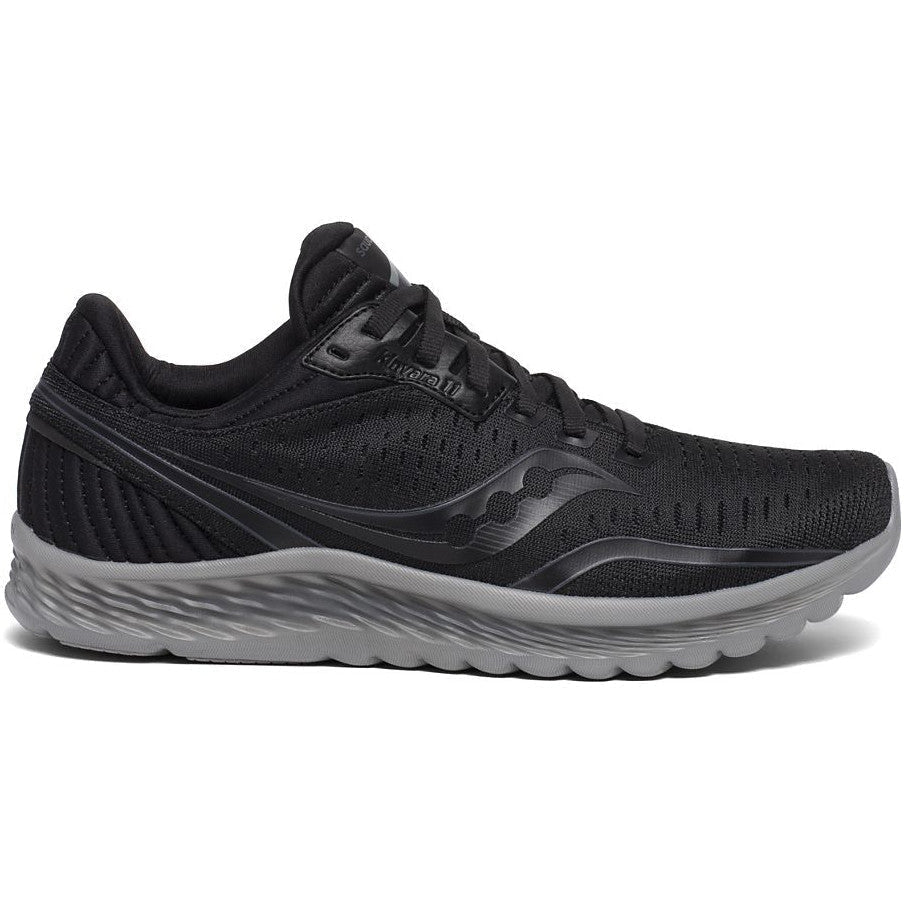 Men's Saucony Kinvara 11, Blackout, 7.5 2E Wide