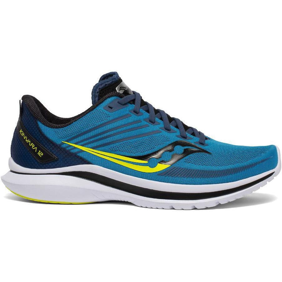 Men's Saucony Kinvara 12, Cobalt/Citrus, 8.5 D Medium
