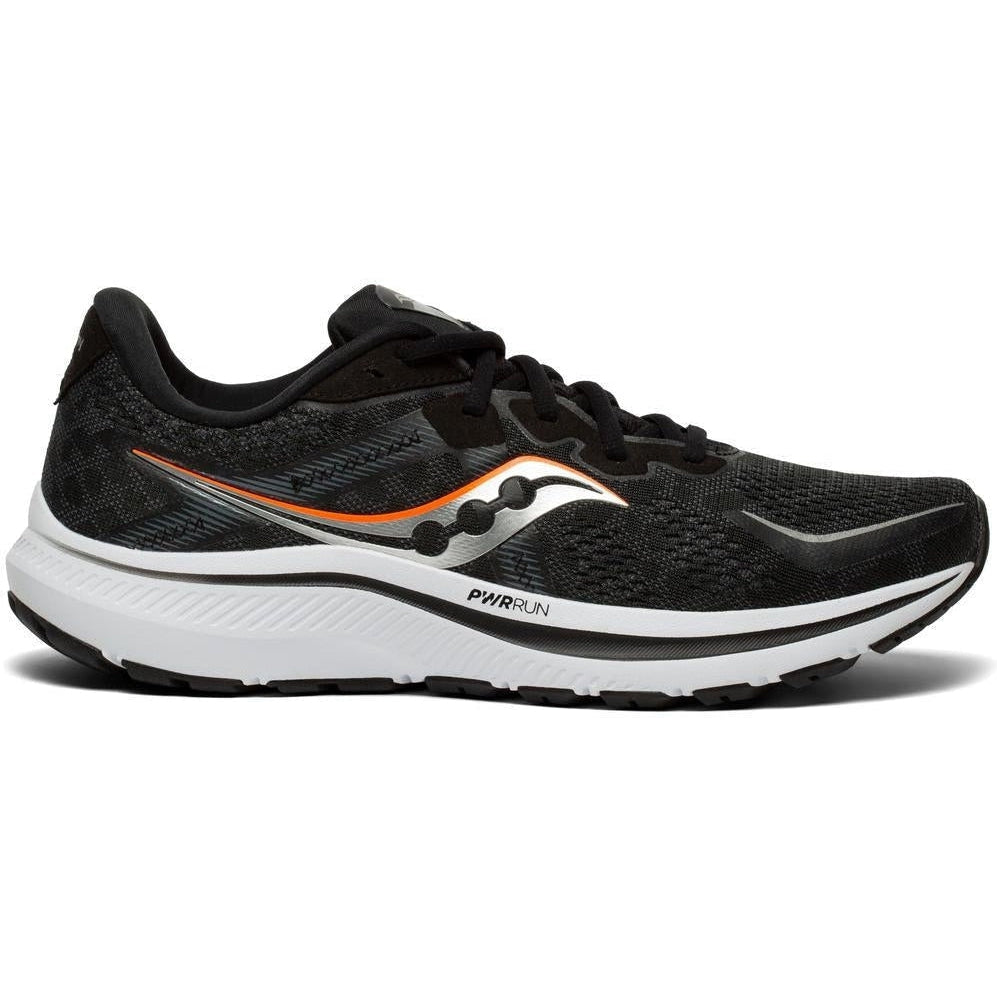 Men's Saucony Omni 20, Black/White, 10 D Medium