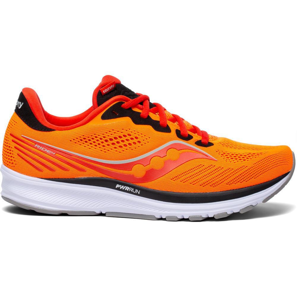 Men's Saucony Ride 14, Vizi/Scarlet, 11 D Medium
