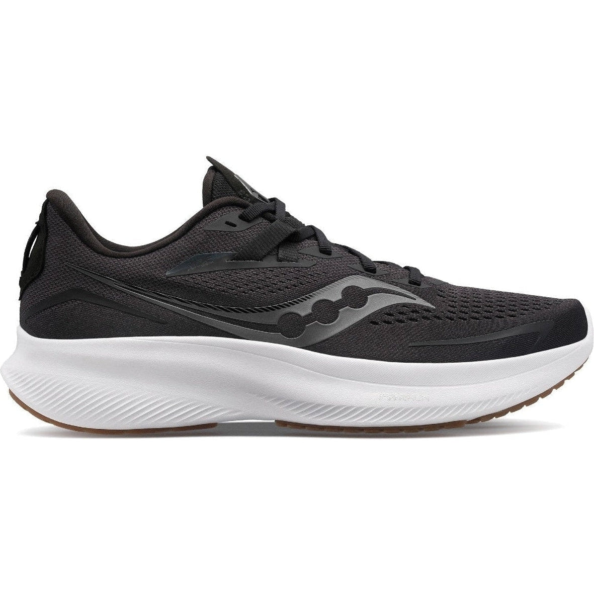 Saucony ride sale 8 mens black