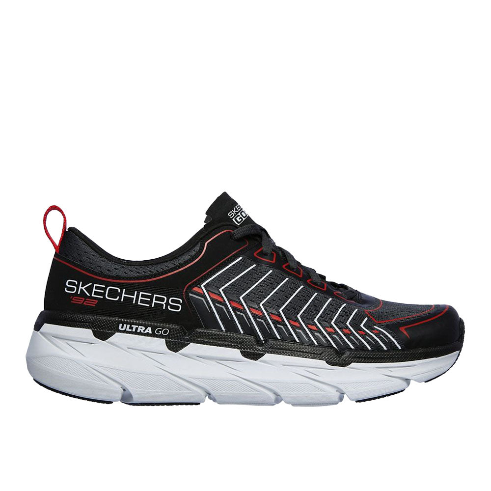 Men's Skechers Max Cushioning Premier-Endeavour, Black/Red, 11 D Medium