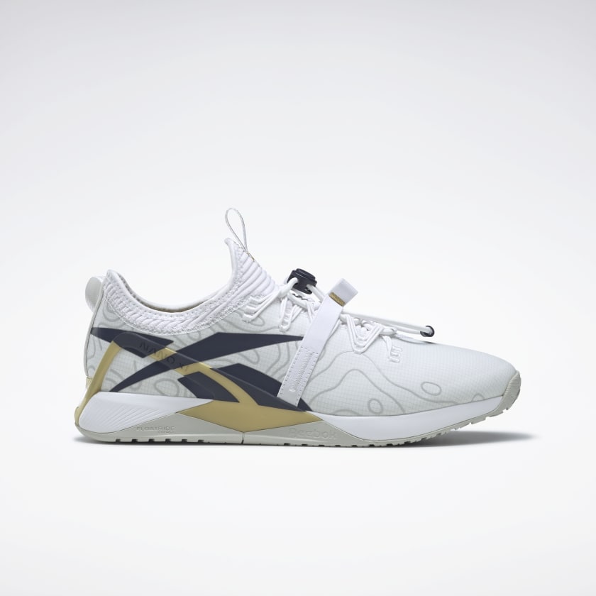 Men's Reebok Nano X1 Froning, FTWR White/Core Black, 9 D Medium