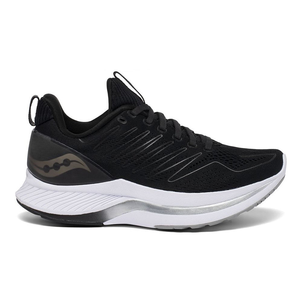 Women's Saucony Endorphin Shift, Black/White, 9 B Medium