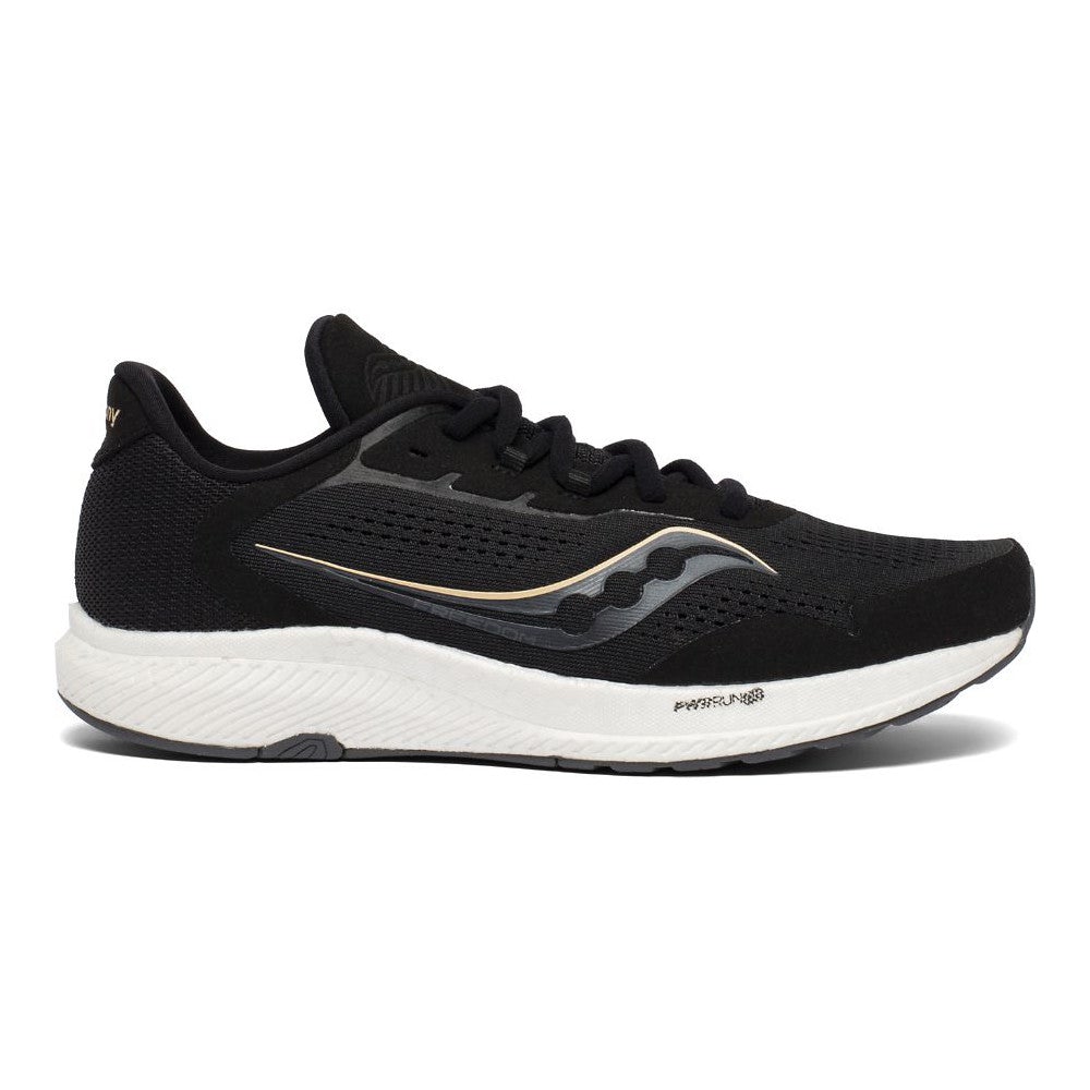 Women's Saucony Freedom 4, Black/Sunset, 10 B Medium