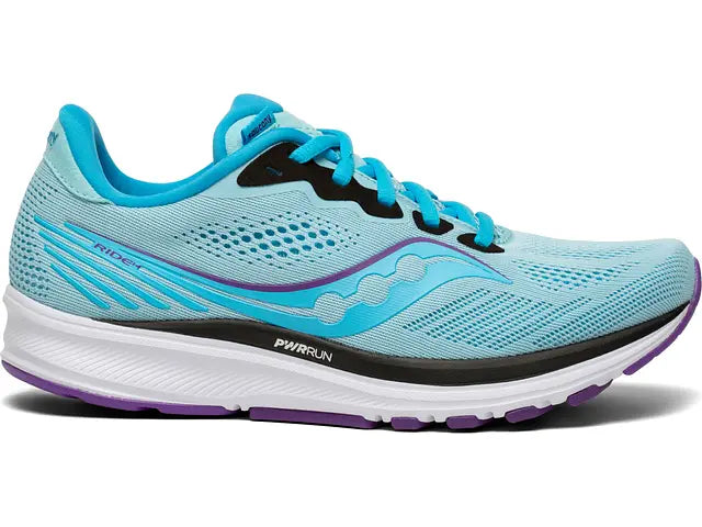 Women's Saucony Ride 14, Powder/Concord, 7.5 B Medium
