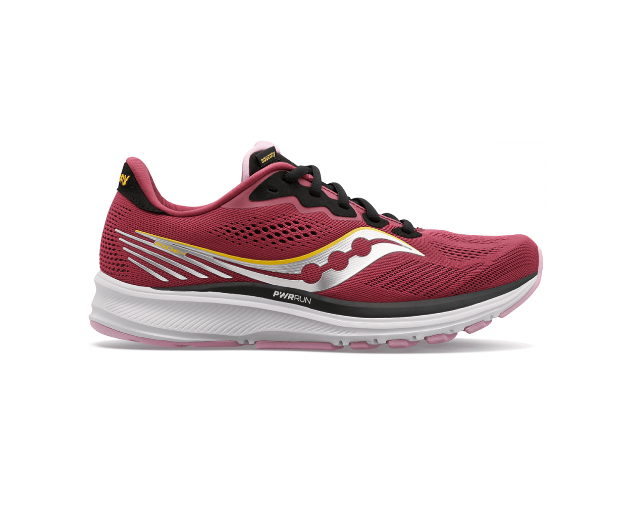 Women's Saucony Ride 14, Quartz/Vizigold, 8.5 B Medium