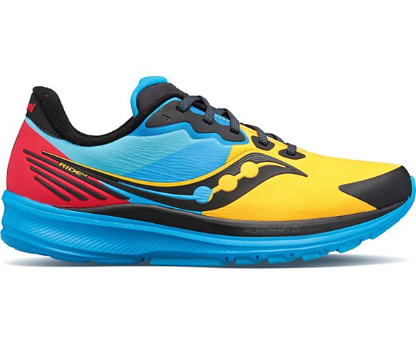 Women's Saucony Ride 14, Solar CHILL, 9 B Medium