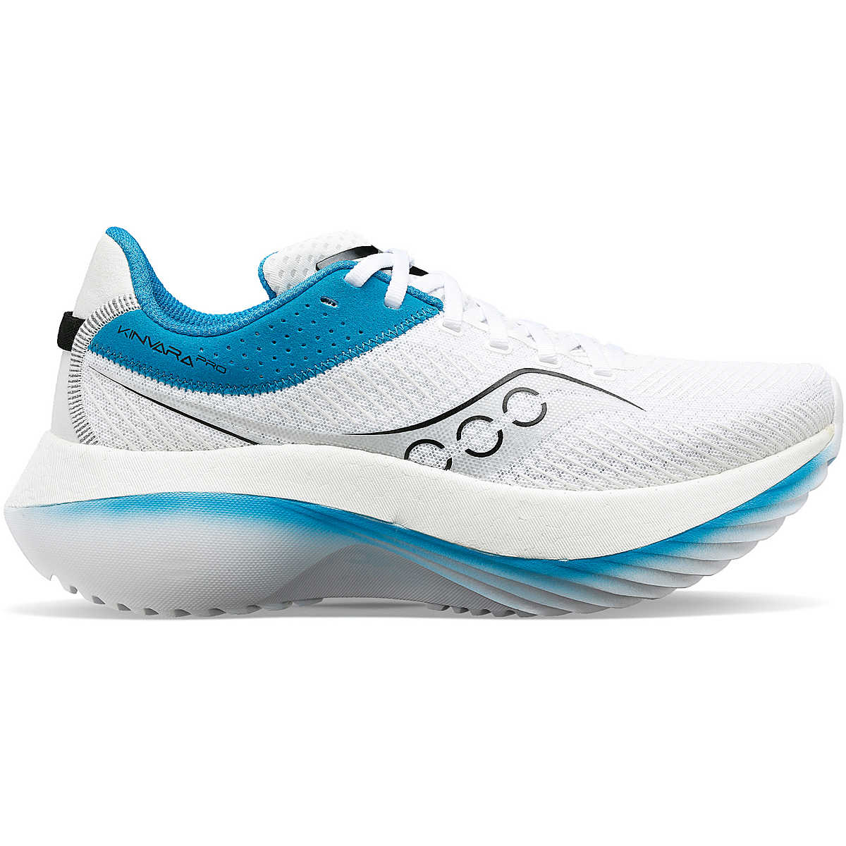 Women's Saucony Kinvara Pro, White/Ink, 9.5 B Medium