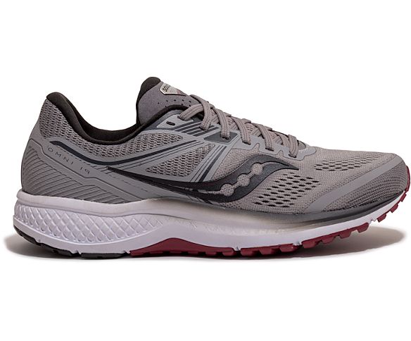 Men's Saucony Omni 19, Alloy/Brick, 8 D Medium