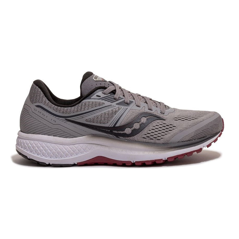 Men's Saucony Omni 19, Alloy/Brick, 11 D Medium