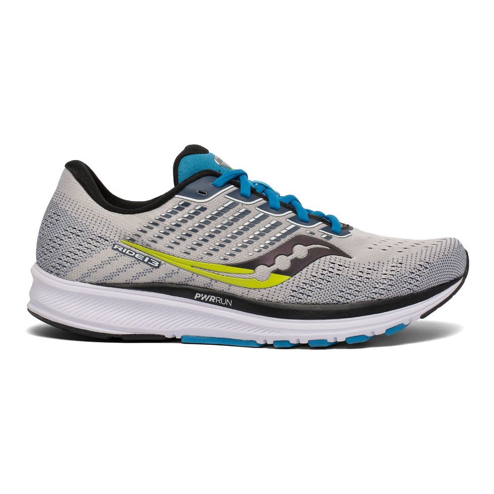Men's Saucony Ride 13, Stone/Cobalt, 12 D Medium