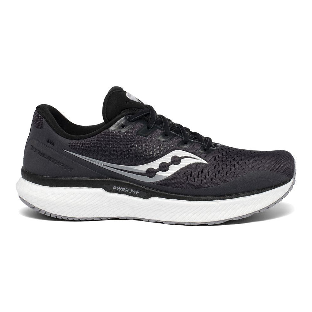 Men's Saucony Triumph 18, Charcoal/White, 10 2E Wide