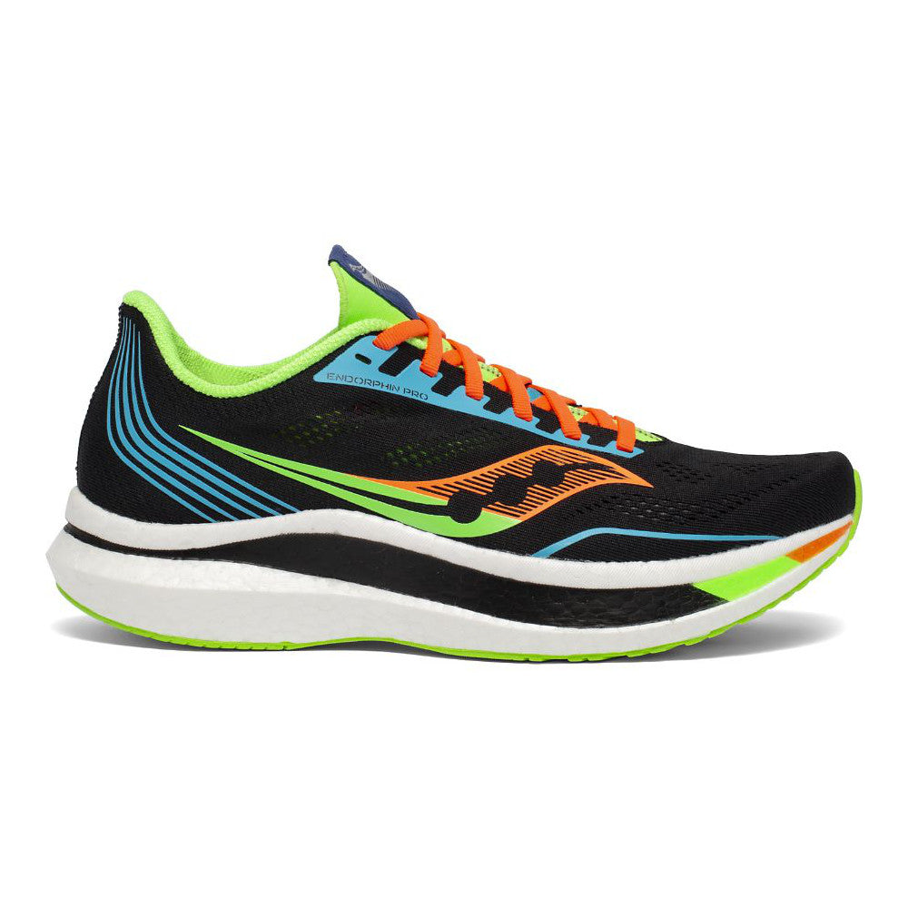 Men's Saucony Endorphin Pro, Future/Black, 9.5 D Medium
