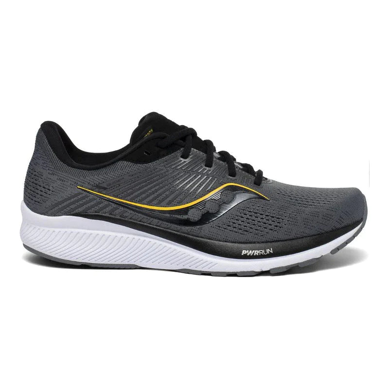 Men's Saucony Guide 14, Charcoal/Gold, 8.5 D Medium