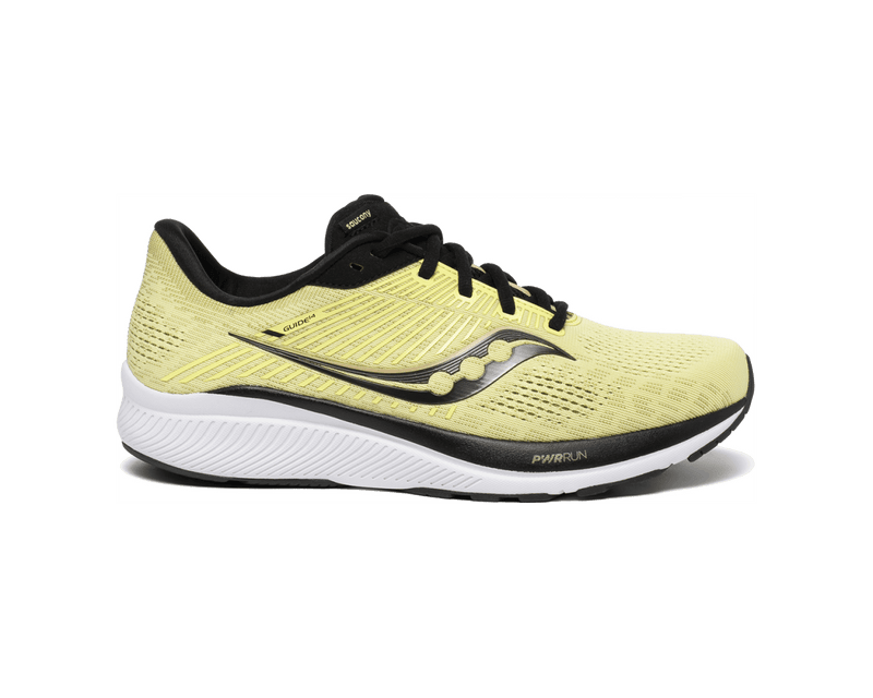 Men's Saucony Guide 14, Key Lime/Gravel, 13 D Medium