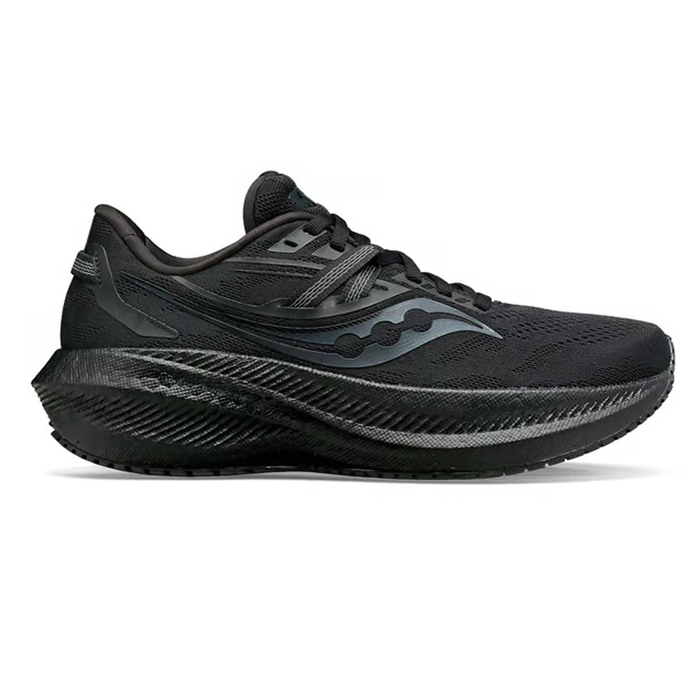 Men's Saucony Triumph 20, Triple Black, 12 D Medium