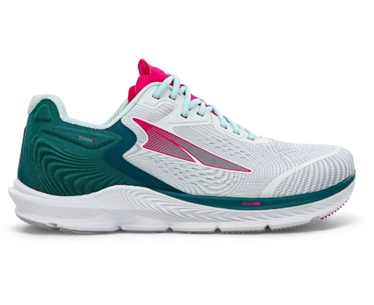 Women's ALTRA Torin 5, Deep Teal/Pink, 10 B Medium