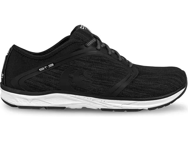 Women's Topo Athletic ST-3, Black/Grey, 8.5 B Medium