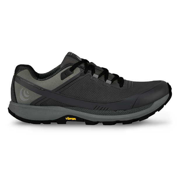 Women's Topo Athletic Runventure 3, Black/Grey, 9 B Medium
