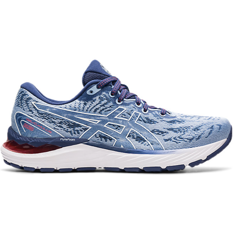Women's Asics GEL-Cumulus 23, Mist/White, 6.5 B Medium