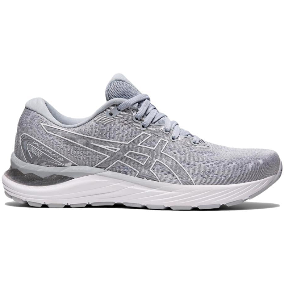 Women's Asics GEL-Cumulus 23, Piedmont Grey/White, 8.5 B Medium