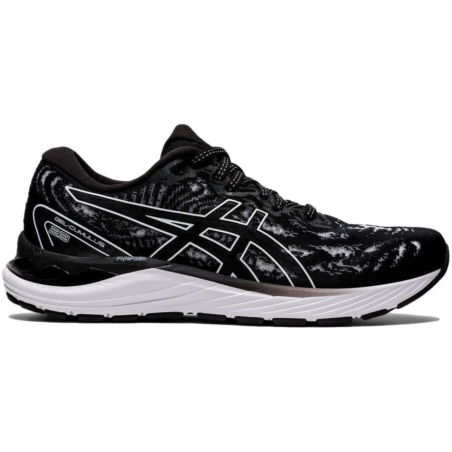 Women's Asics Gel-Cumulus 23, Black/White, 10.5 B Medium
