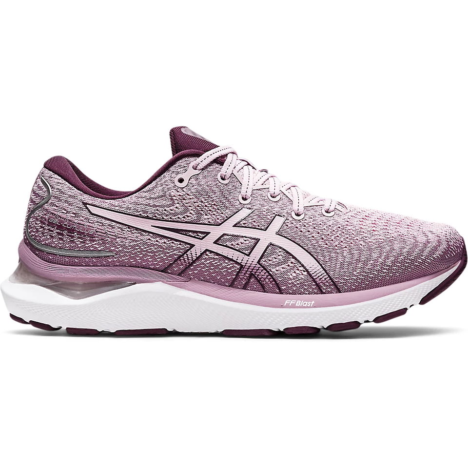 Women's Asics GEL-Cumulus 24, Barely Rose/Deep Plum, 6 B Medium