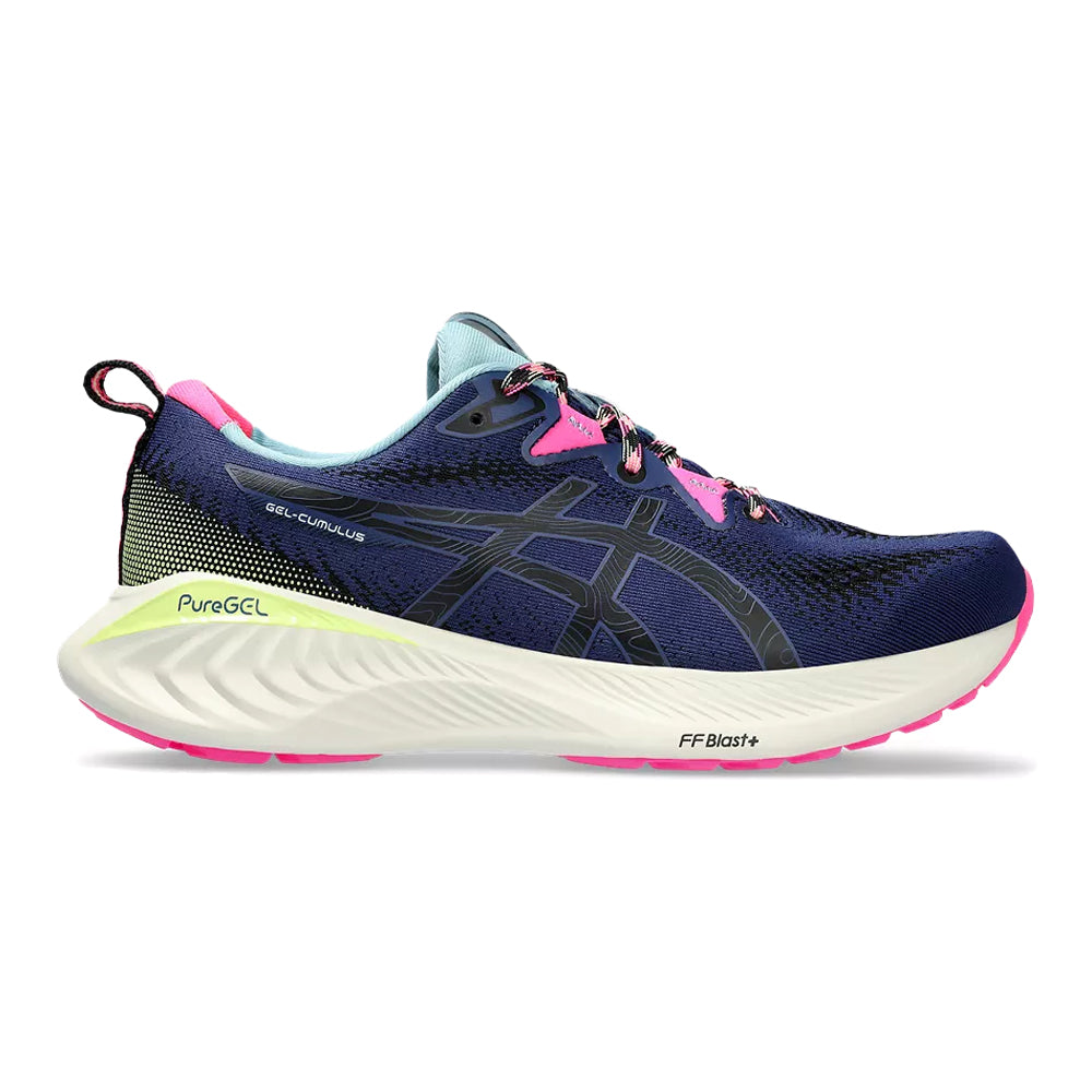 Women's Asics Gel-Cumulus 25 TR, Nature Bathing/Lime Green, 8.5 B Medium