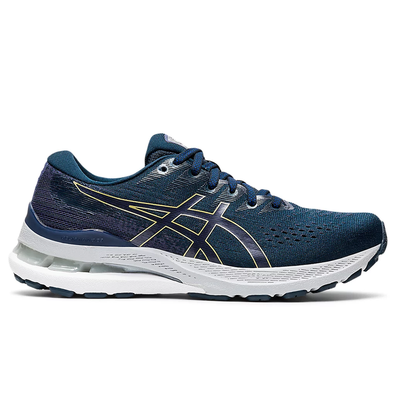Women's Asics Gel-Kayano 28, French Blue/Thunder Blue, 11 D Wide