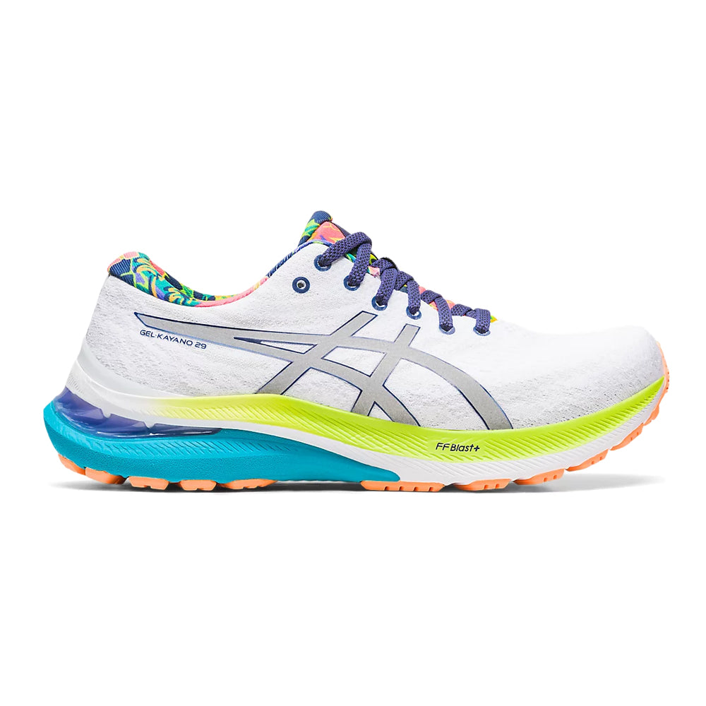 Women's Asics GEL-Kayano 29 Lite-Show, Lime Zest/Lite-Show, 9 B Medium