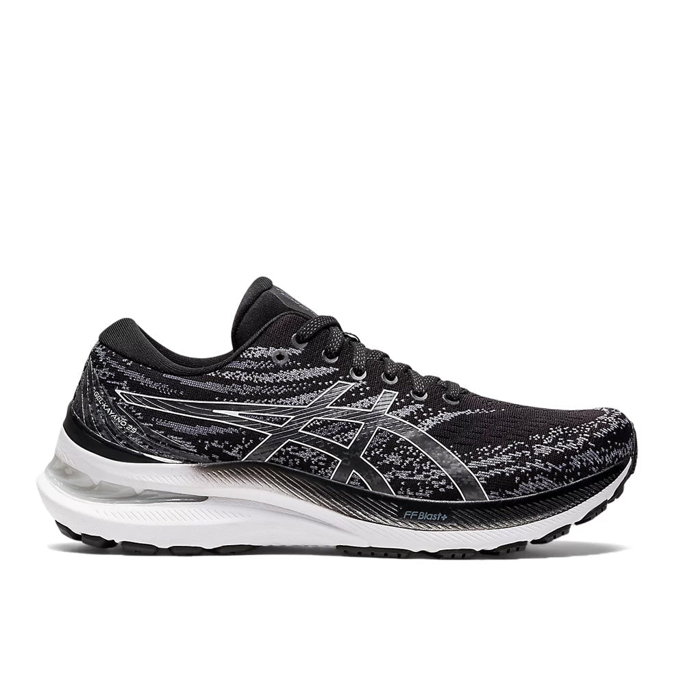 Women's Asics Gel-Kayano 29, Black/White, 8 B Medium