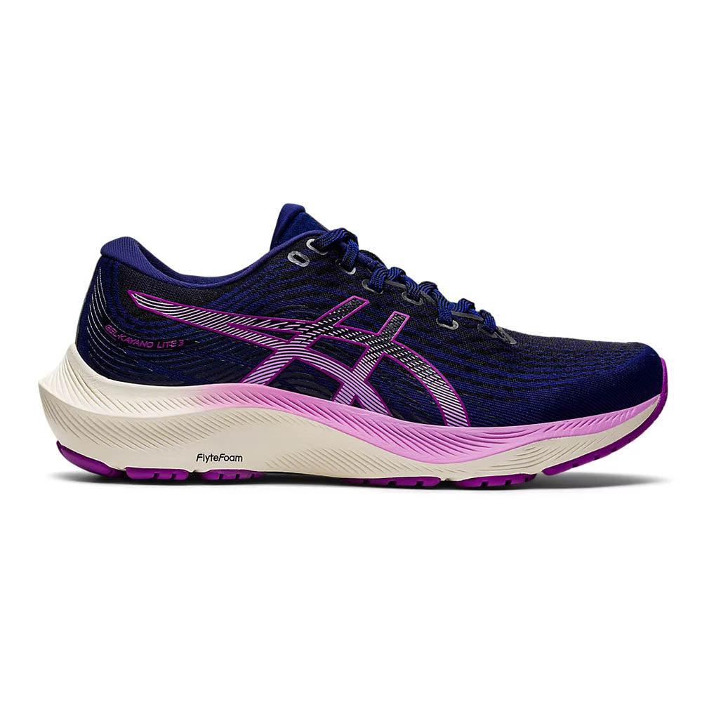 Women's Asics GEL-Kayano Lite 3, Dive Blue/Orchid, 5 B Medium