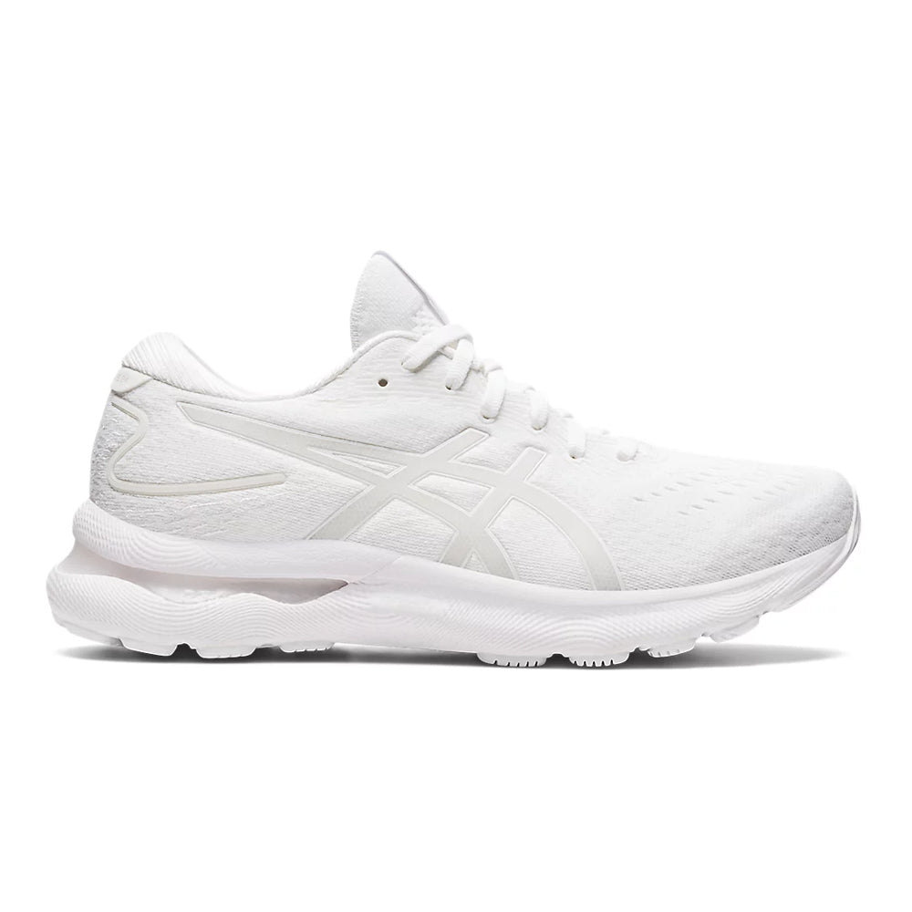 Women's Asics GEL-Nimbus 24, White/White, 9.5 B Medium