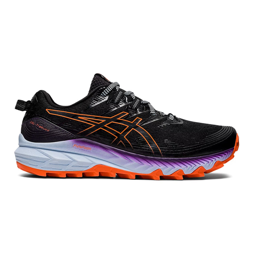 Women's Asics GEL-Trabuco 10, Black/Nova Orange, 6 B Medium