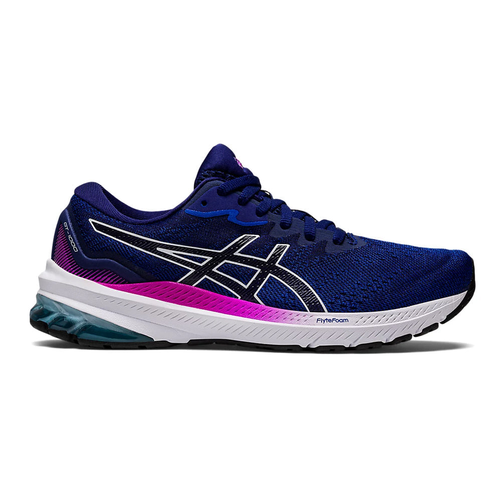 Women's Asics GT-1000 11, Lapis Lazuli Blue/Soft Sky, 9.5 D Wide