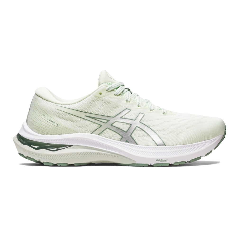 Women's Asics GT-2000 11, Whisper Green/Pure Silver, 7 B Medium