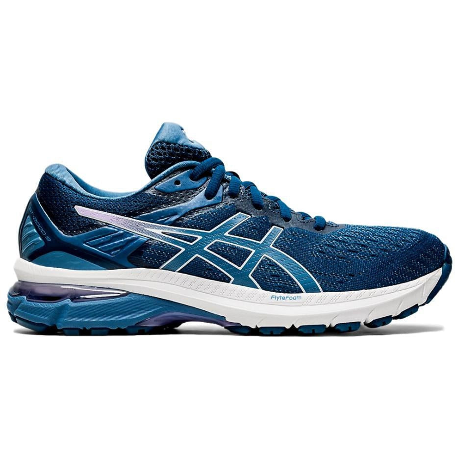 Women's Asics GT-2000 9, Mako Blue/Grey Floss, 11 D Wide